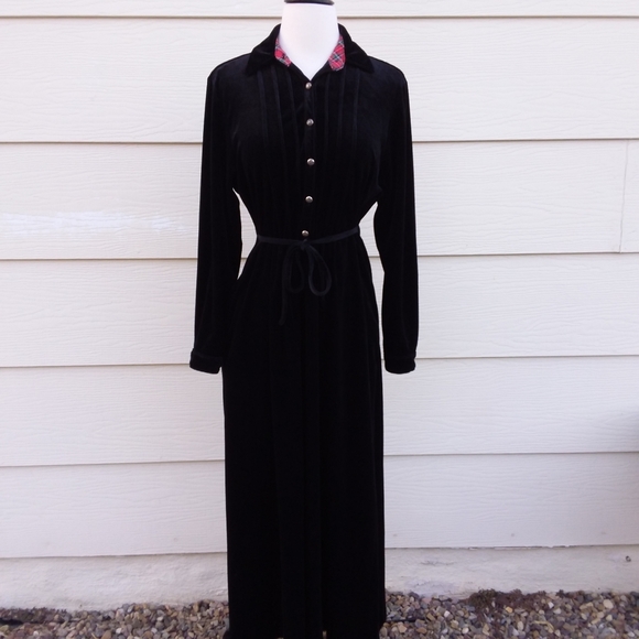 Coldwater Creek Intimates & Sleepwear Coldwater Creek Black Velour